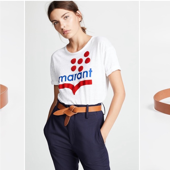 Isabel Marant Lecce Leather Belt - Picture 1 of 4